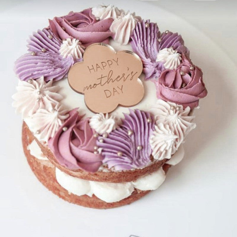Wholesale10PCS/PACK Mother's Day Acrylic Cake Decoration